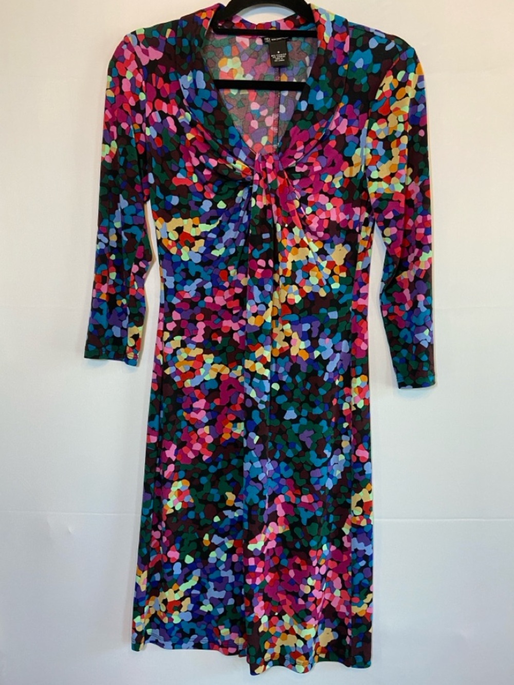 new directions Multicolor Confetti Print Dress